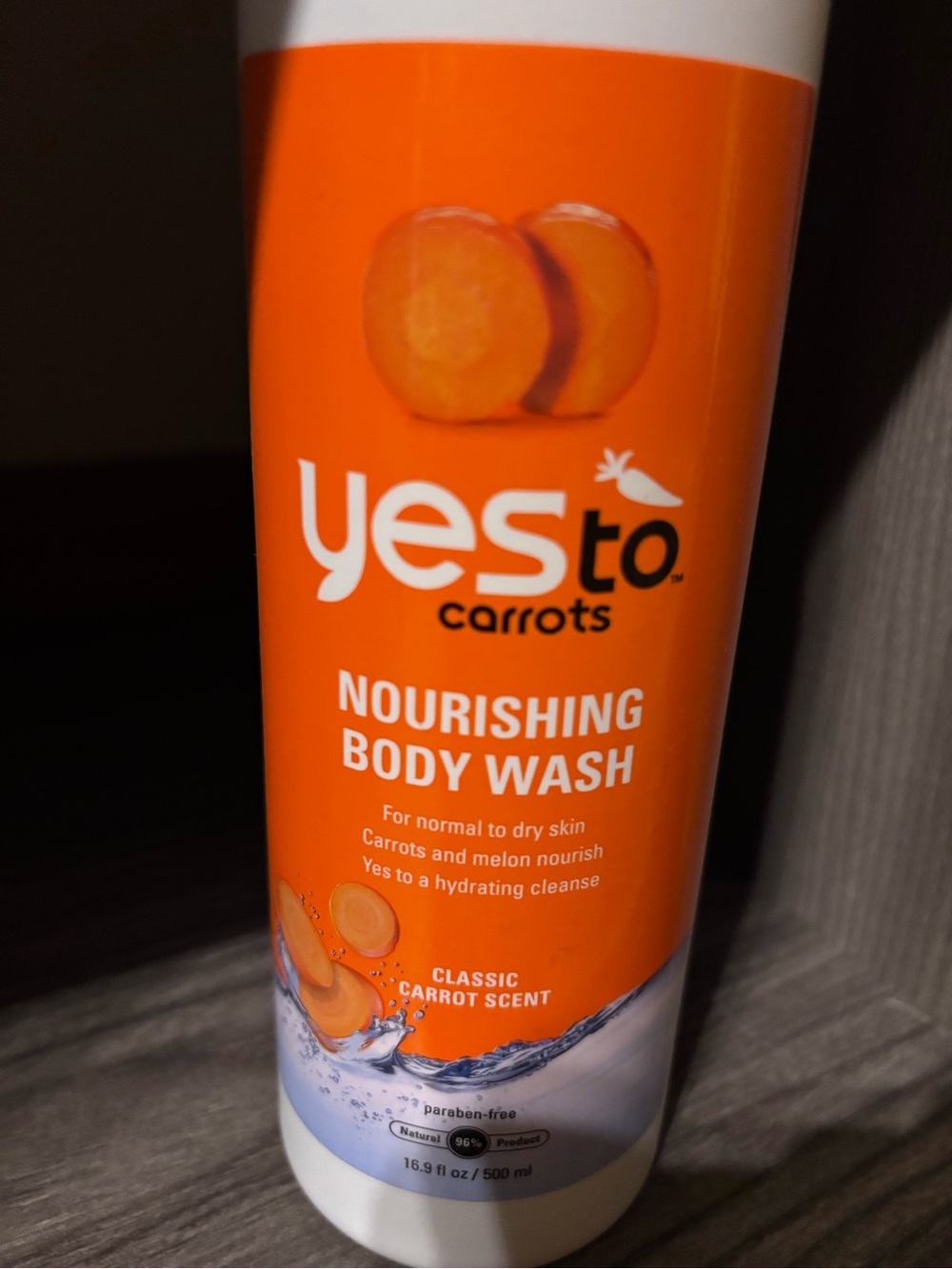 YES TO CARROTS Nourishing Body Wash 16.9 Fl Oz Rare Discontinued New